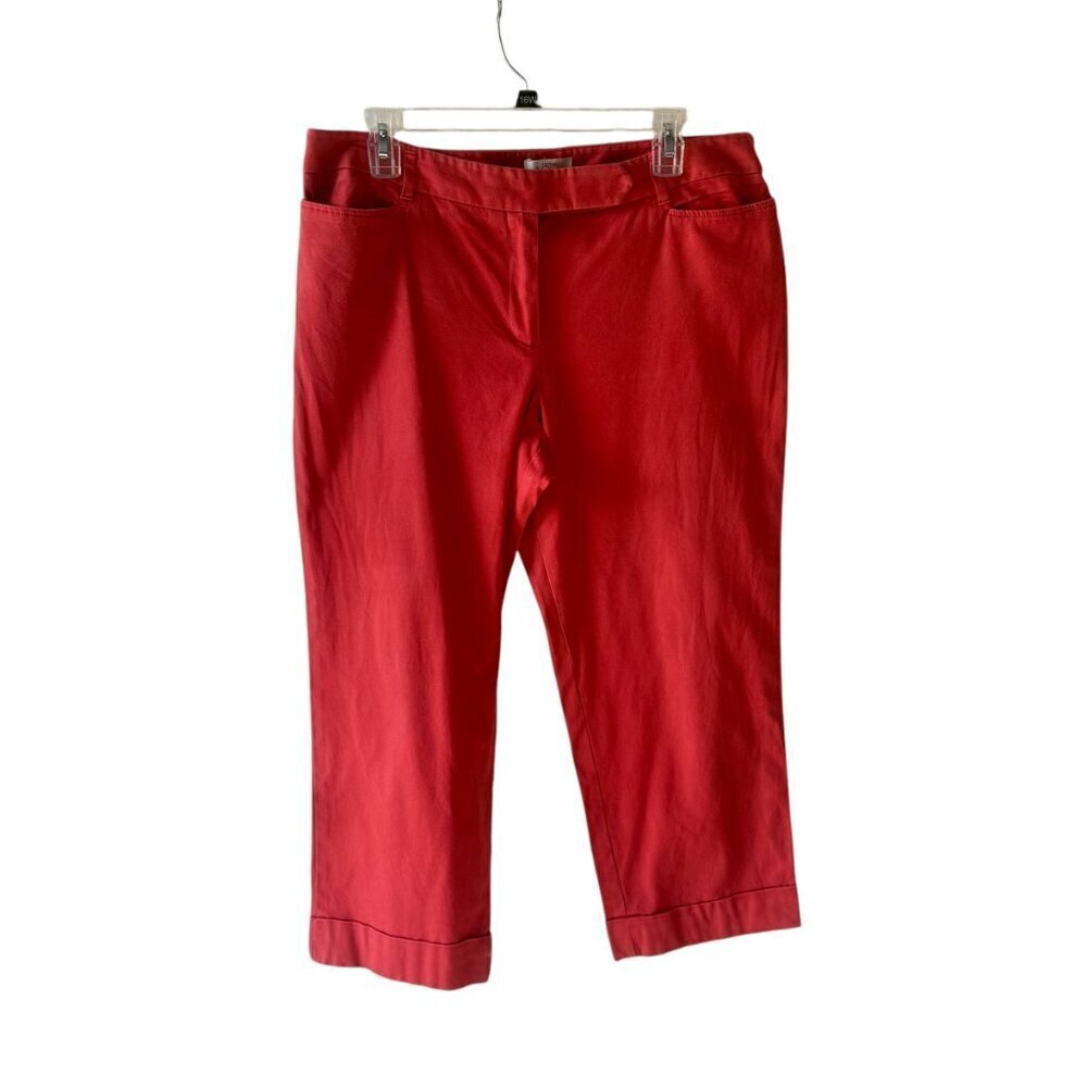 Ann Taylor Loft Women's Marisa Coral Straight Career Pants Size 12